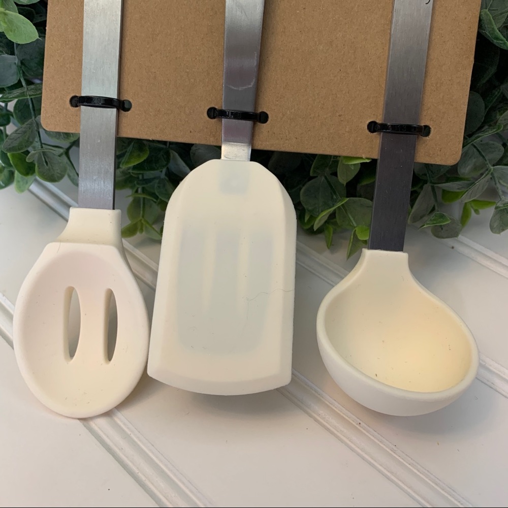 Rae Dunn 3 Piece Mini Utensils Set - Picture 3 of 5